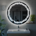 Parçacık desenli LED ayna